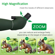 Load image into Gallery viewer, Svbony SV28 50/60/70mm Telescope Zoom Spotting Scope Waterproof Monocular w/ Universal Phone Adapter Mount for Hunting F9308